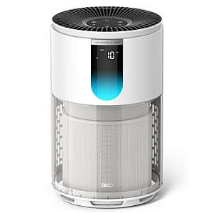 Up to 1176 Sq. Ft. DREO 539 4-Speed HEPA Air Purifier $60 + Free S&H