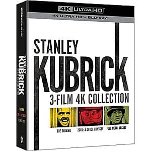 Stanley Kubrick: 3-Film Collection (4K UHD + Blu-ray) $30