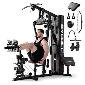 Syedee Home Gym Workout Station w/ 150-Lbs Weight Stack $463.50 + Free Shipping
