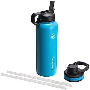 40-Oz ThermoFlask Double Wall Vacuum Insulated Stainless Steel Water Bottle $16