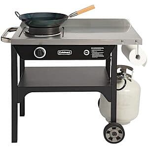 Cuisinart 50,000 BTU Propane Outdoor Wok Station w/ 14" Carbon Steel Pan $225 + Free Shipping