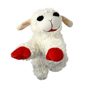 10" Multipet Lambchop Plush Squeaker Dog Toy $3
