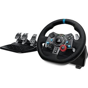 Used Like New: Logitech G29 Driving Force Racing Wheel w/ Pedals (PS5, PS4, PC, Mac) $127.40 + Free S&H