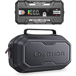 LOKITHOR J400W 2000A 12V Car Battery Jump Starter + EVA Protection Case $37.60 + Free Shipping