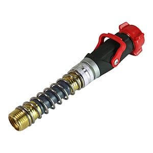 Chapin 6-9481 deluxe hose connection with metal and plastic construction and shut-off valve mechanism.