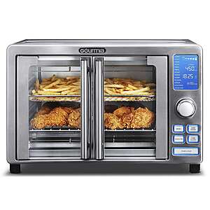 1700W Gourmia French Door Digital Air Fryer Oven w/ 14 Presets + $15 Kohl's Cash $68 + Free Shipping