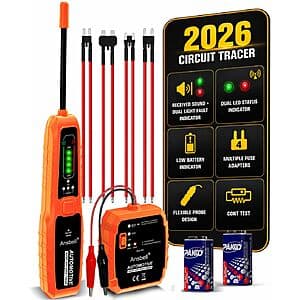 Ansbell Automotive Circuit Tester & Wire Tracer w/ Tone Generator (DC 6-42V) $21.85
