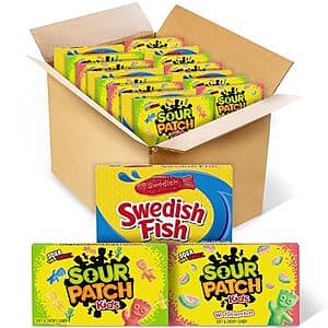 15-Pack Sour Patch Kids and Swedish Fish Soft & Chewy Candy $10.05 w/ Subscribe & Save