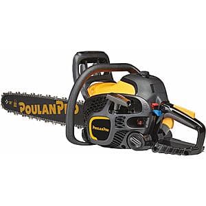 Select Locations: Poulan Pro PR5020 50-cc 2-cycle 20 Gas Chainsaw $99 + Free S/H