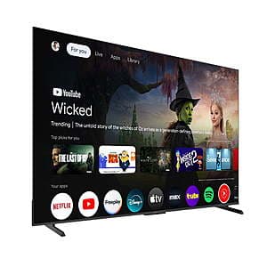 100" Philips 100PQL7556 QLED+ 4K UHD 144Hz Google Smart TV $998 + Free S&H