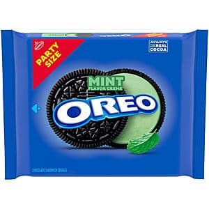 24.95-Oz Oreo Chocolate Sandwich Cookies (Mint Creme) $3.10 w/ Subscribe & Save