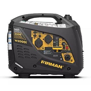 FIRMAN 2000/1600 Watt Recoil Start Inverter Generator (Certified Refurbished) $200 + Free Shipping