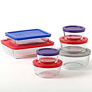 14-Pc Pyrex Simply Store Glass Bakeware Set (7 Containers + 7 Lids) $21 + Free Pickup