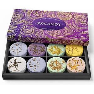 8-Ct SWCANDY Aromatherapy Shower Steamers $3