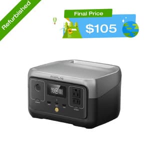 Certified Refurbished: EcoFlow River 2 256Wh Portable PowerStation Generator $105 + Free S/H